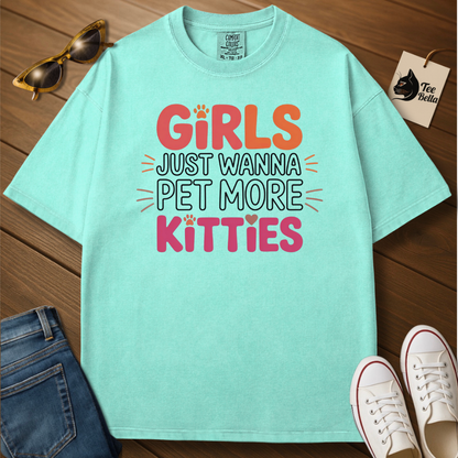 Girls Pet Kitties Tee