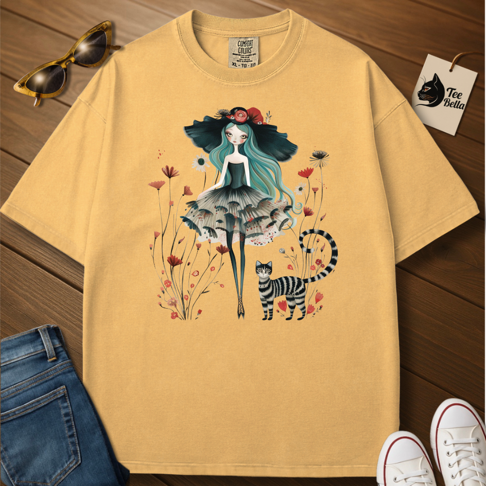 A Girl and a Cat Tee