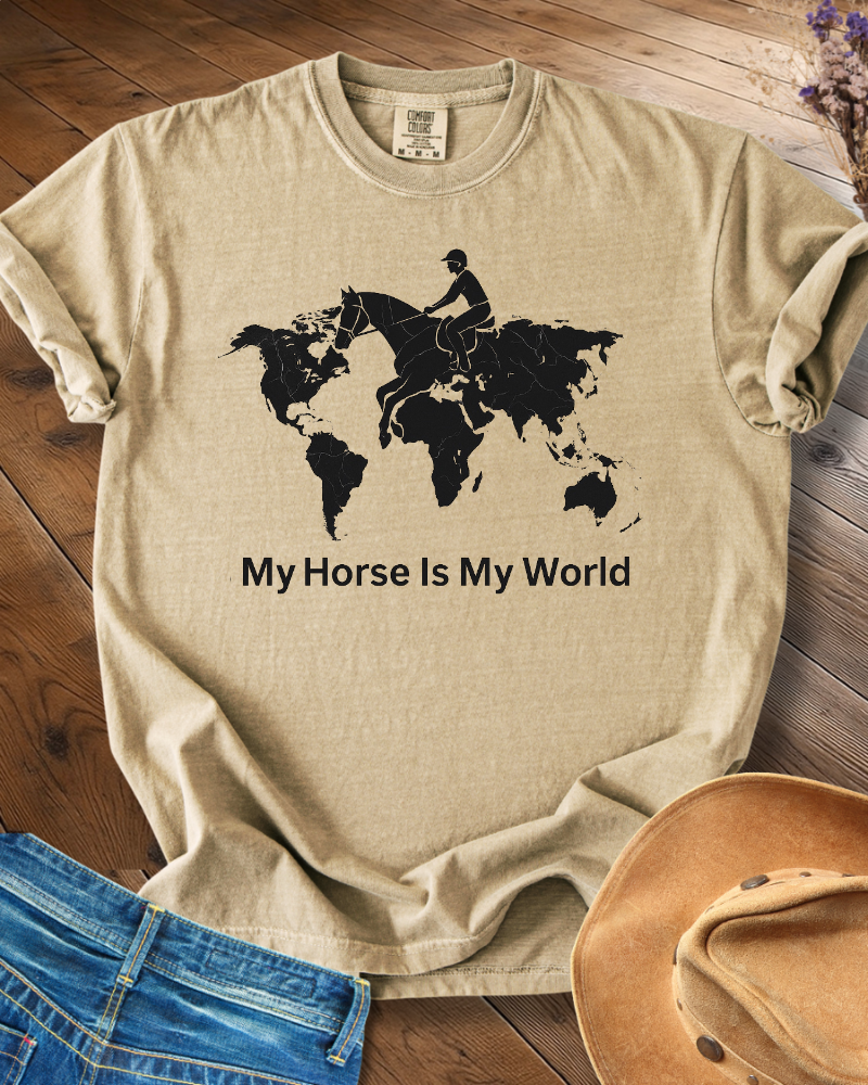 My Horse Is My World T-shirt
