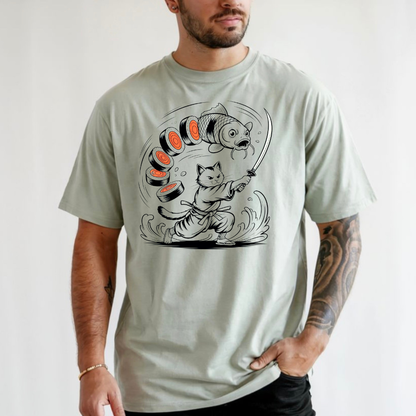 Neko vs. Koi Tee