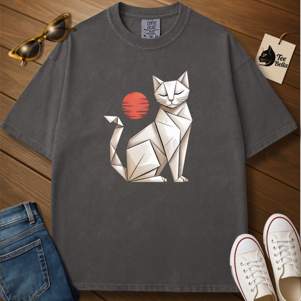 Origami Cat Tee