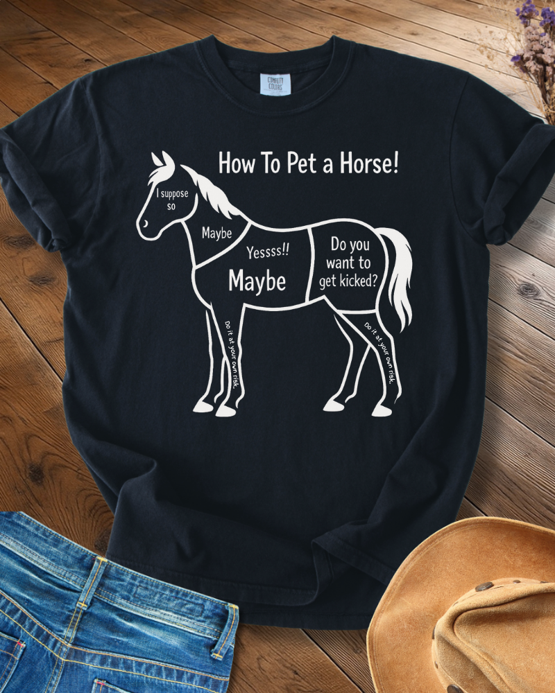 How to Pet a Horse T-shirt