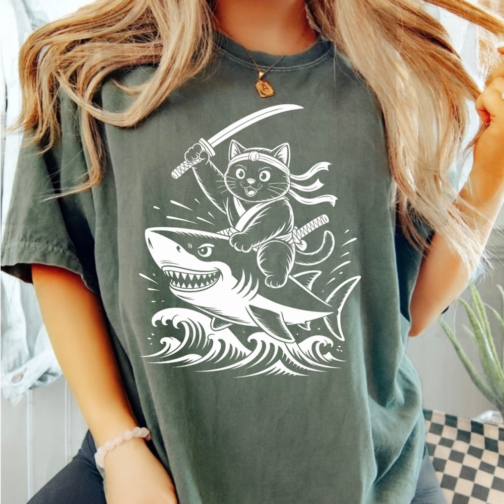 Neko Shark Strike Tee