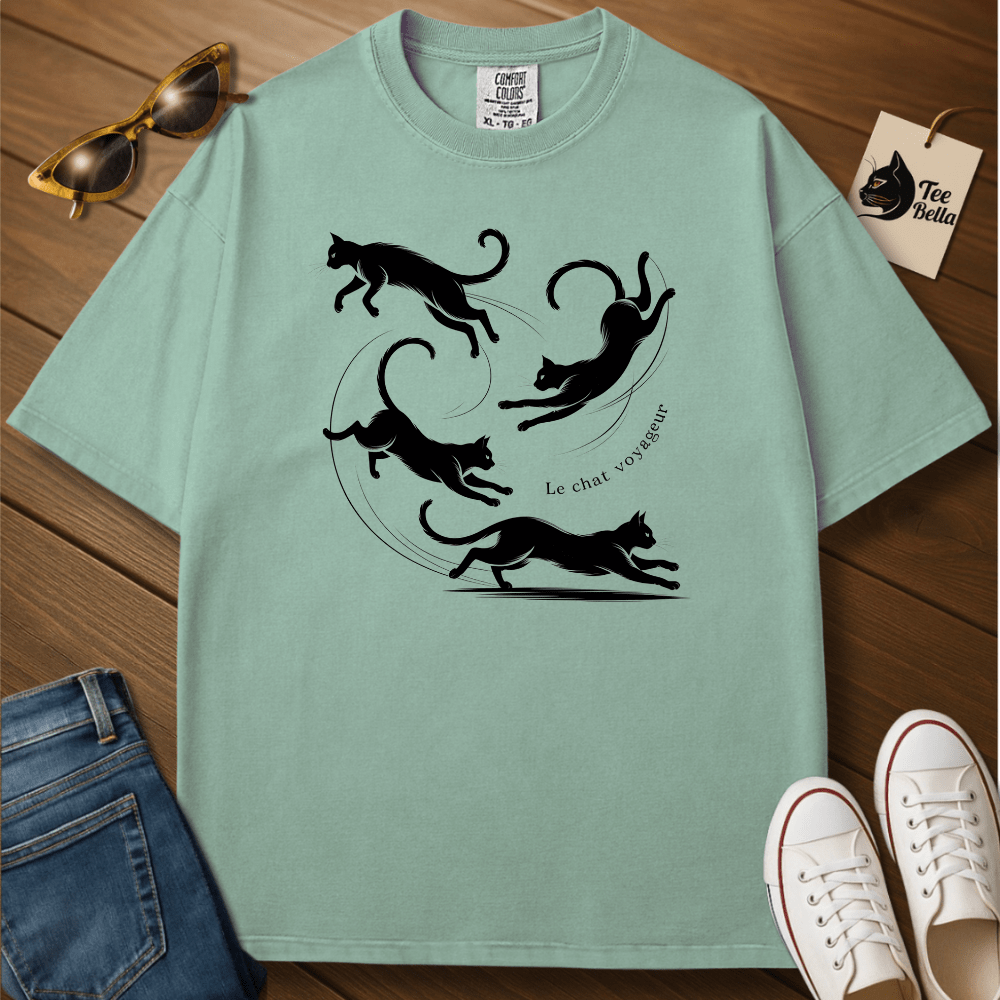 Le Chat Voyageur Tee