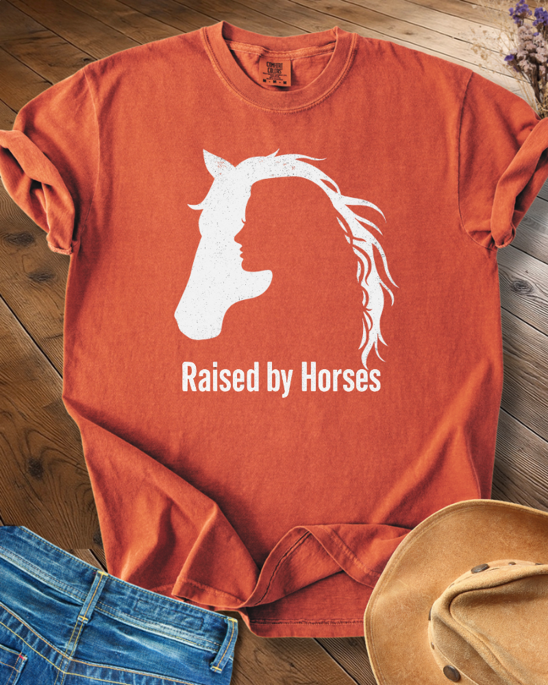 Raised by Horses T-shirt
