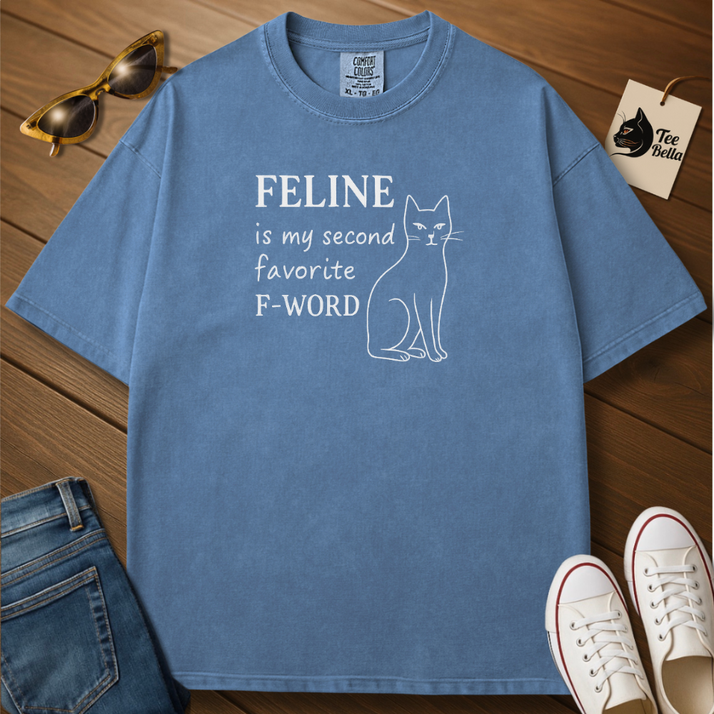 Feline My Favorite Word Tee