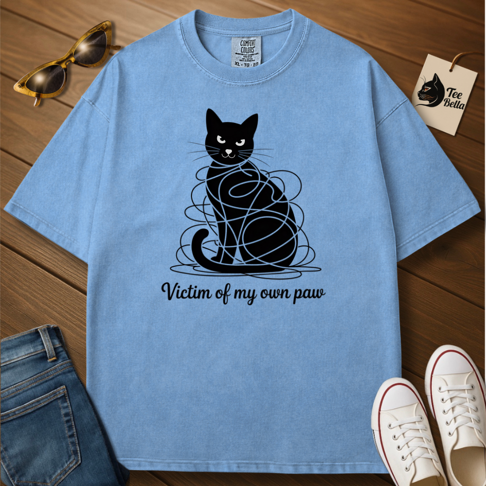 Victim of My Own Paw Tee