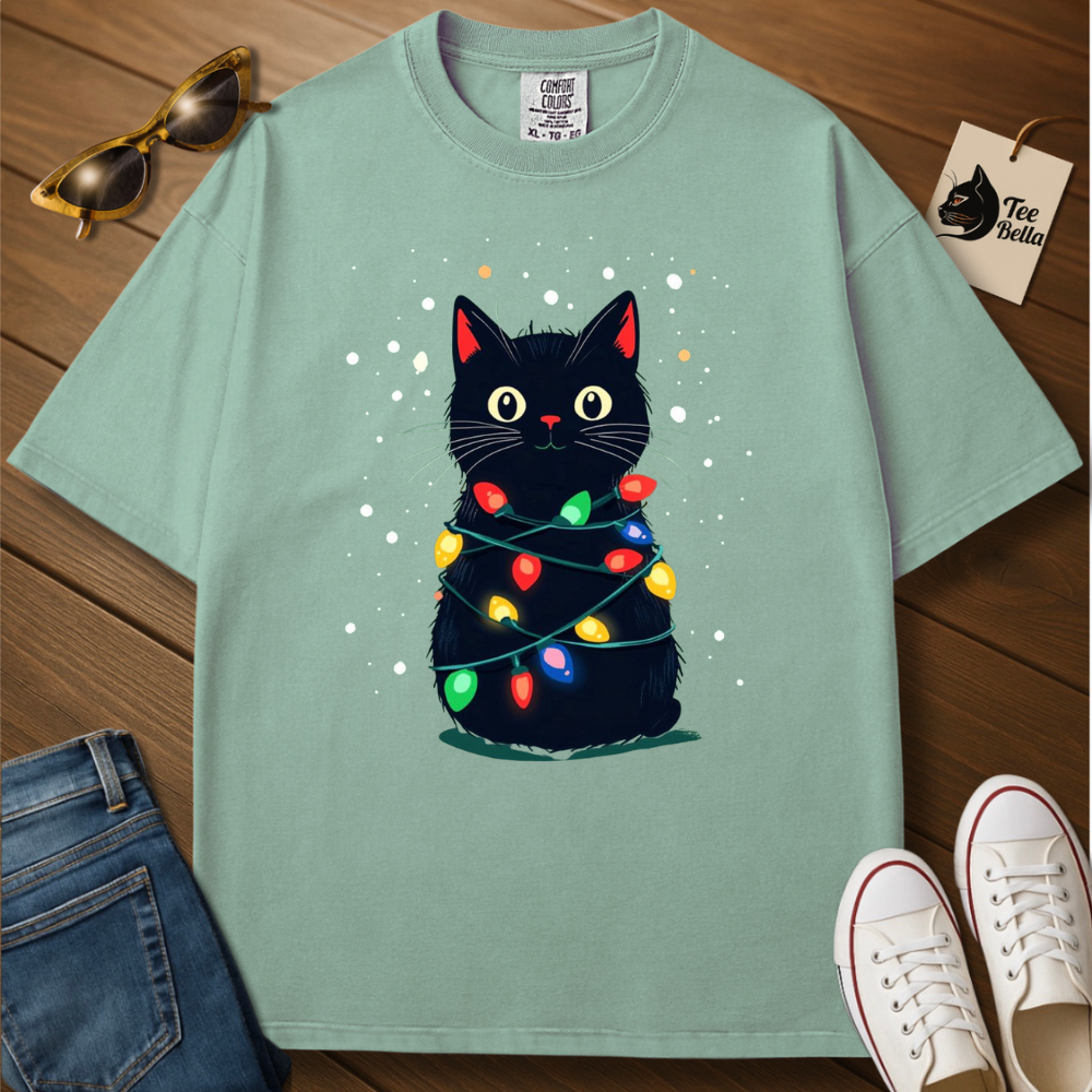 Cat on Lights Tee