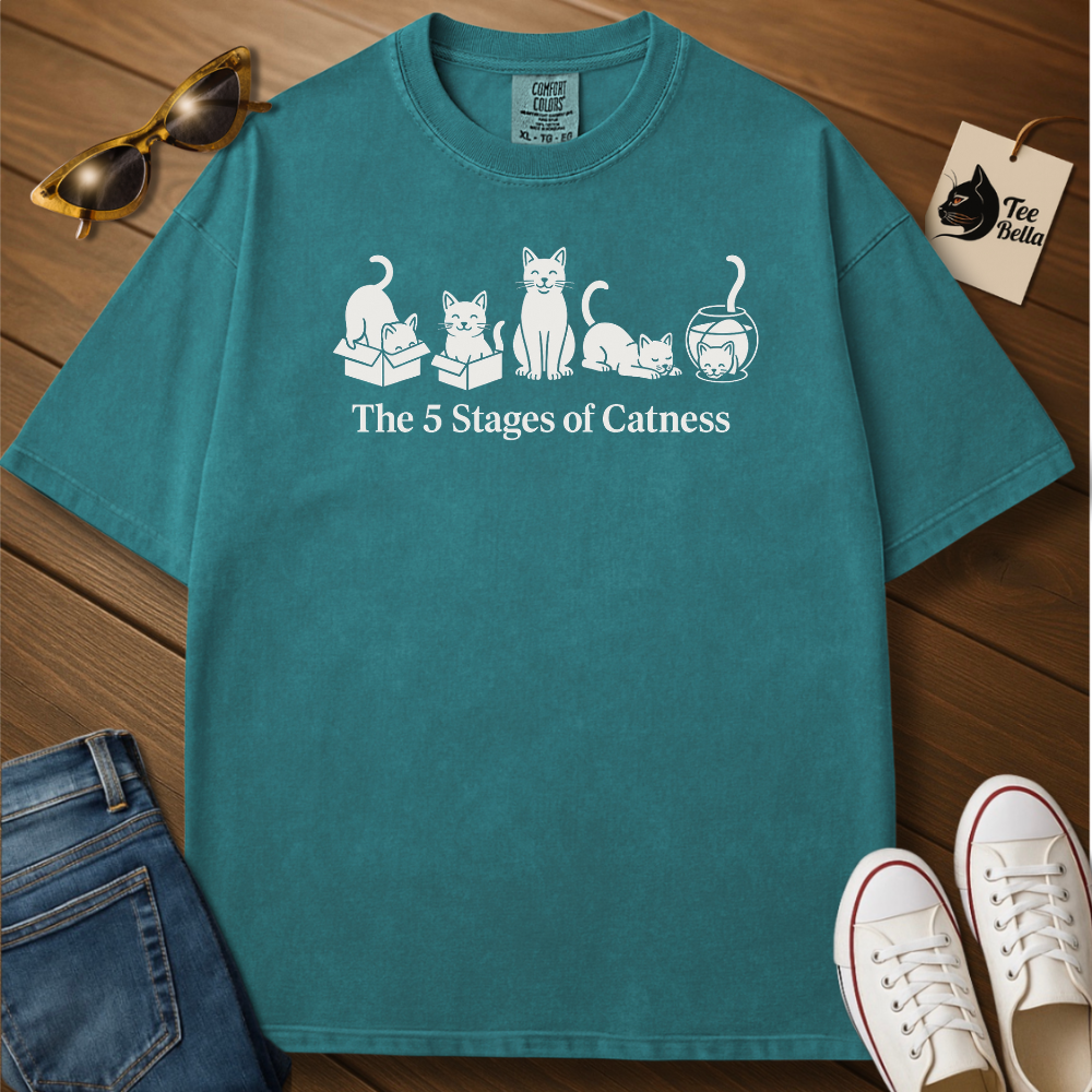 Stages of Catness Tee