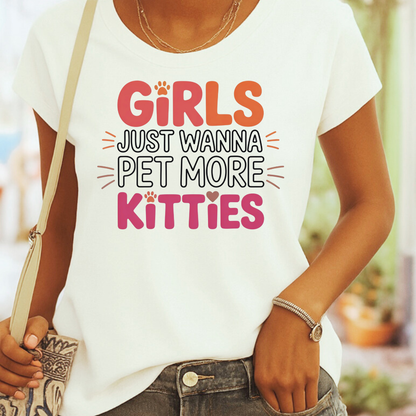 Girls Pet Kitties Tee