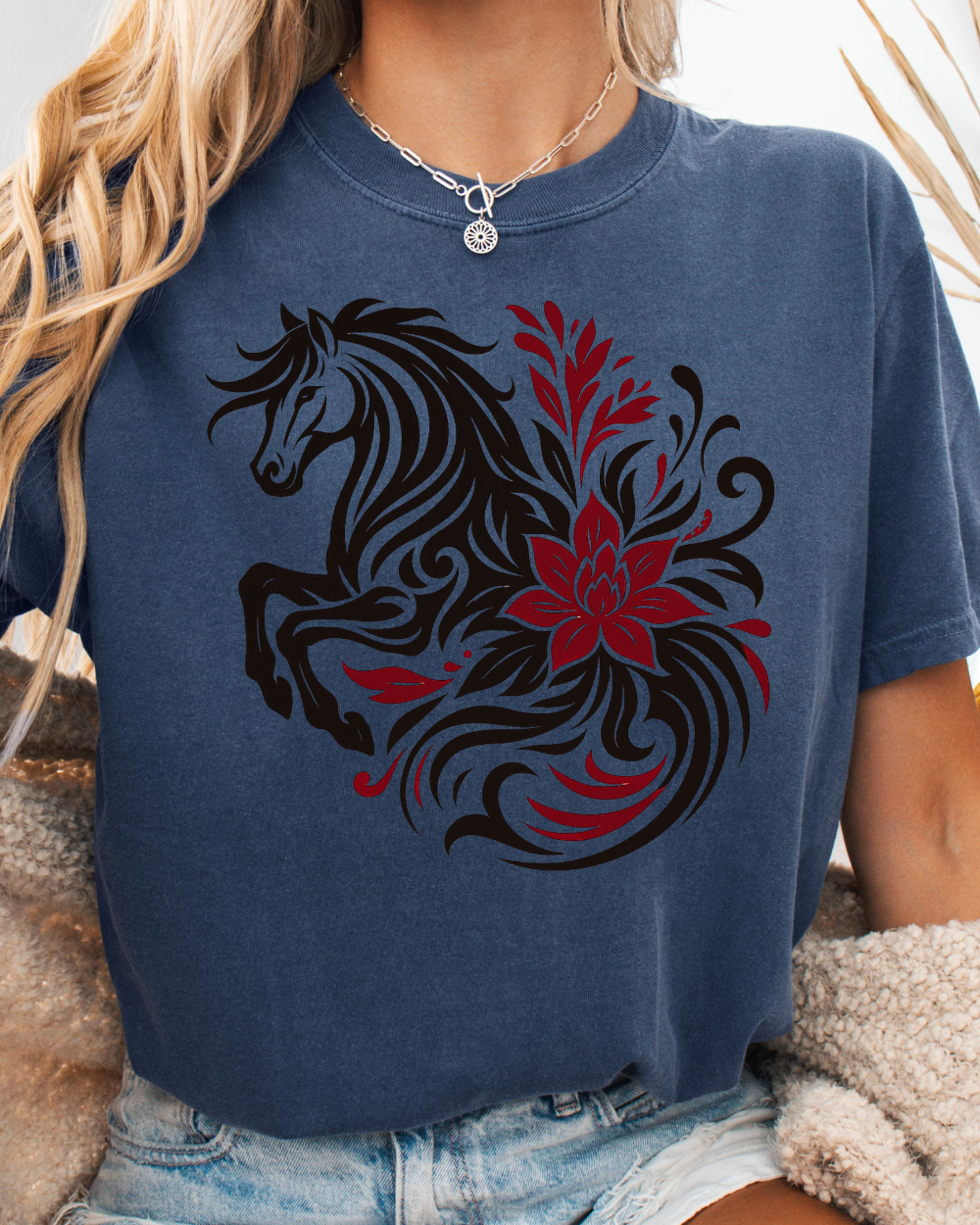 Wild Petal Horse Tee