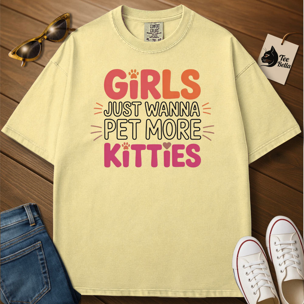 Girls Pet Kitties Tee